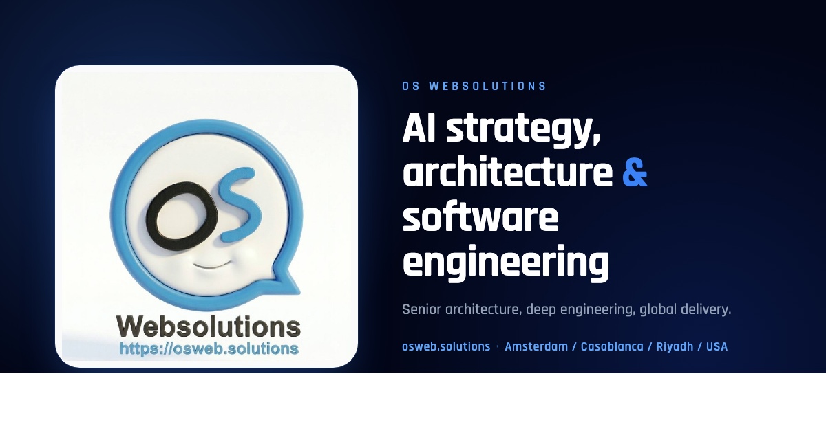 OS Websolutions | AI strategy, architecture and software engineering